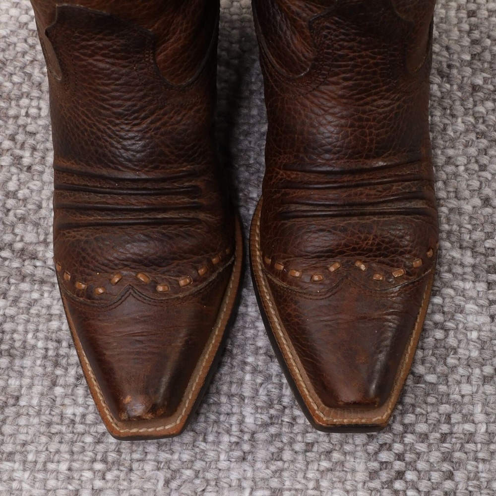 Ariat Dixie 10001368 Brown Oiled Leather Western Boots Womens 8.5 B - Picture 4 of 9